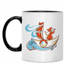 Кружка двухцветная