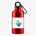 Металлическая бутылка 400 мл UV-DTF