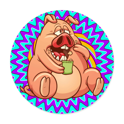 Виниловые наклейки Fat Pig