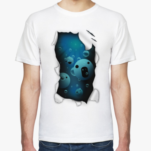 Футболка с принтом 'Смайлы'