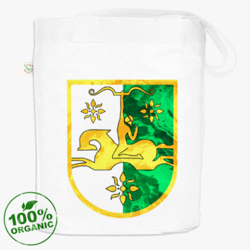 Сумка шоппер с принтом Герб Абхазии