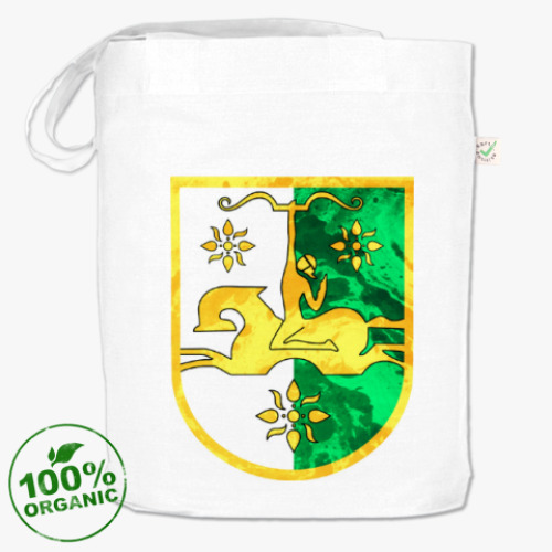 Сумка шоппер с принтом Герб Абхазии