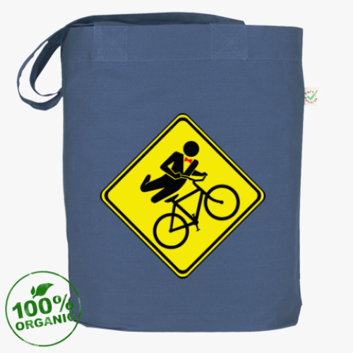 Сумка шоппер с принтом Велоэкстрим