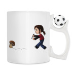 Кружка с футбольным мячиком