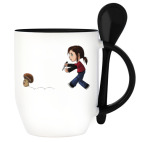 Кружка с ложкой