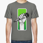 Классическая футболка HAND WITH MICROPHONE