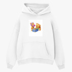 Толстовка худи оверсайз