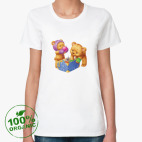 Женская футболка органик