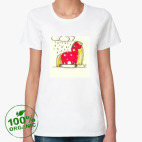 Женская футболка органик