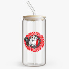 Банка с бамбуковой крышкой