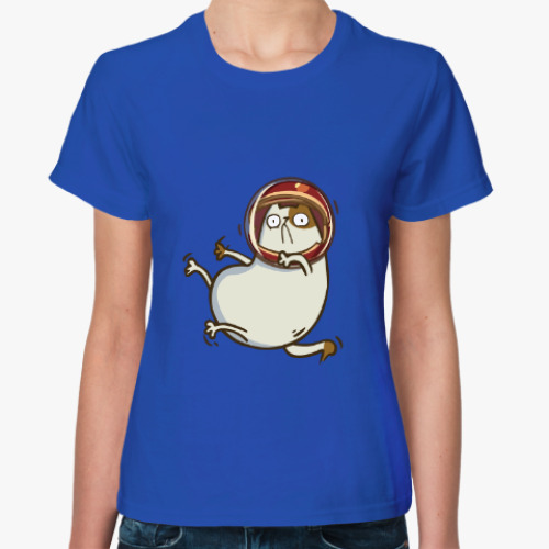 Женская футболка с принтом Астрокот (№26)