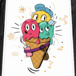 Смешные шарики мороженного