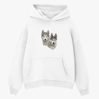 Толстовка худи оверсайз