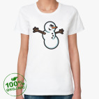 Женская футболка органик