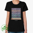 Женская футболка органик