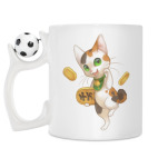 Кружка с футбольным мячиком