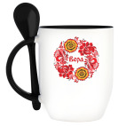 Кружка с ложкой