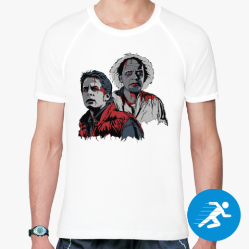 Спортивная футболка с принтом Back to the dead