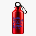 Металлическая бутылка 400 мл UV-DTF