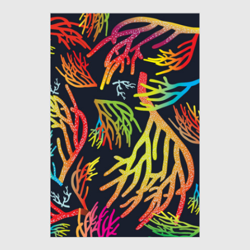 Постер с принтом Кораллы