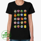 Женская футболка органик