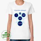 Женская футболка органик