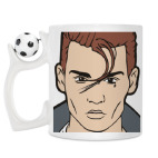 Кружка с футбольным мячиком