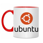 Двухцветная кружка Ubuntu