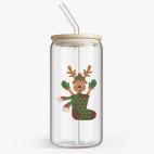 Банка с бамбуковой крышкой