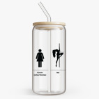 Банка с бамбуковой крышкой