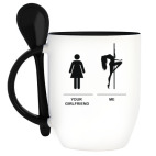 Кружка с ложкой