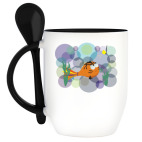 Кружка с ложкой