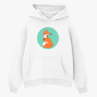 Толстовка худи оверсайз