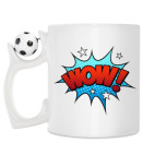 Кружка с футбольным мячиком
