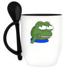 Кружка с ложкой