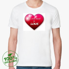 Мужская футболка органик