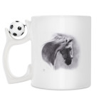 Кружка с футбольным мячиком