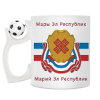 Кружка с футбольным мячиком