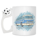 Кружка с футбольным мячиком