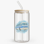 Банка с бамбуковой крышкой