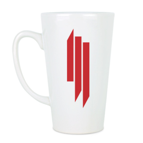 Чашка Латте с принтом Skrillex