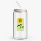 Банка с бамбуковой крышкой