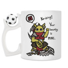 Кружка с футбольным мячиком