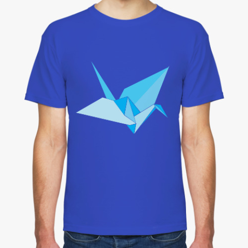 Футболка с принтом Оригами Журавль