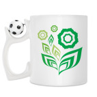 Кружка с футбольным мячиком