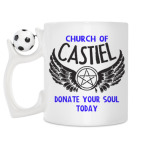 Кружка с футбольным мячиком