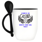 Кружка с ложкой