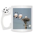 Кружка с футбольным мячиком