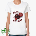 Женская футболка органик