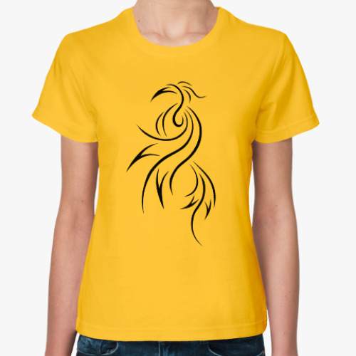Женская футболка с принтом Феникс